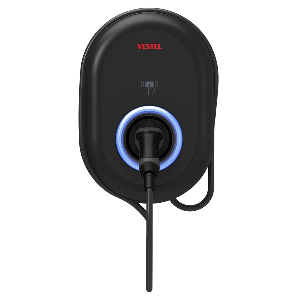 Vestel Elektrikli Araç Şarj İstasyonu EVC04 22kW Kablolu